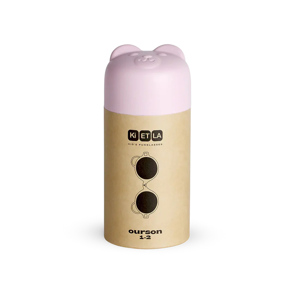 Lunettes de Soleil Ourson - Rose pâle