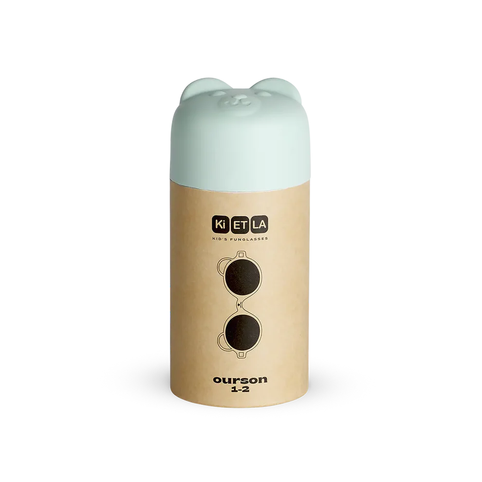 Lunettes de soleil ourson - Vert amande