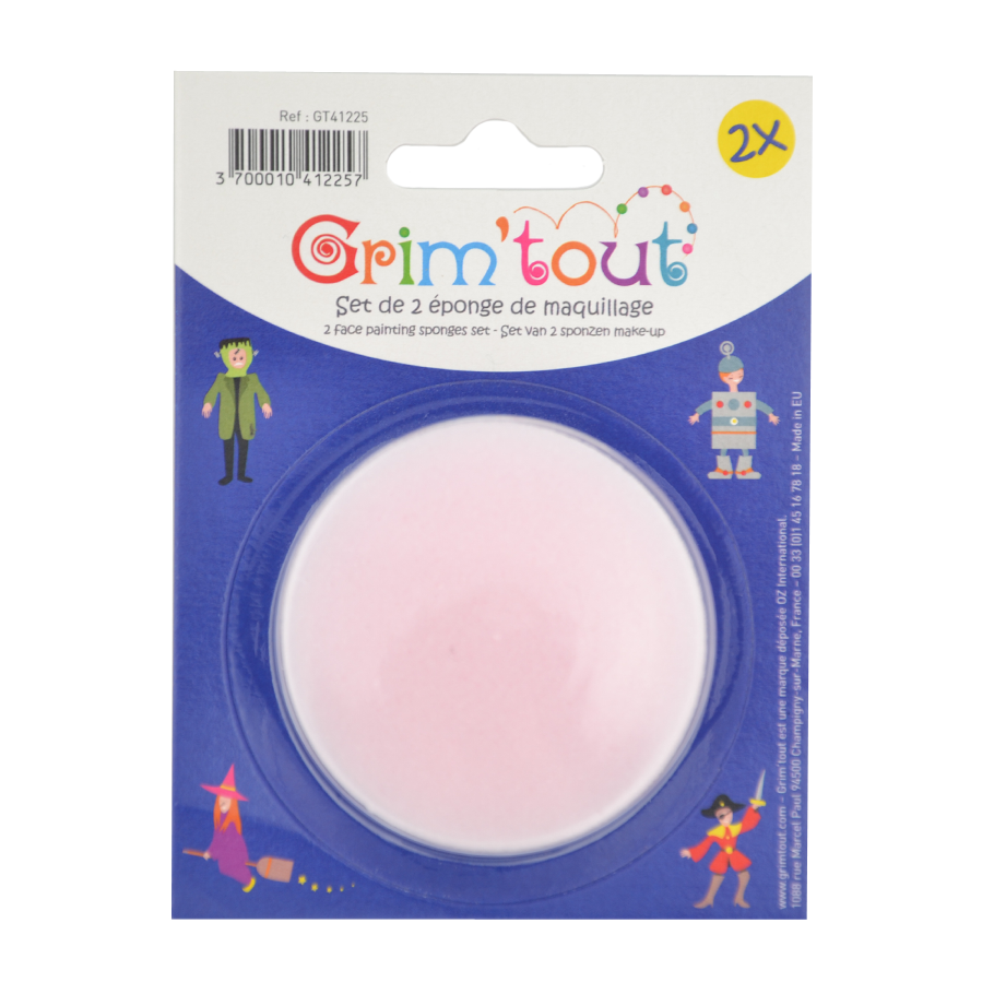 2 éponges de maquillage épaisseur 1,5cm