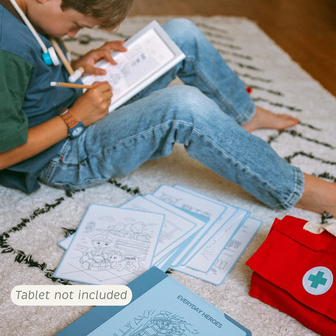 Recharge KIDYDRAW-PAD – Héros du quotidien – Kidywolf