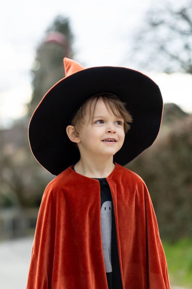 Magicien d’automne - Cape et chapeau de sorcier