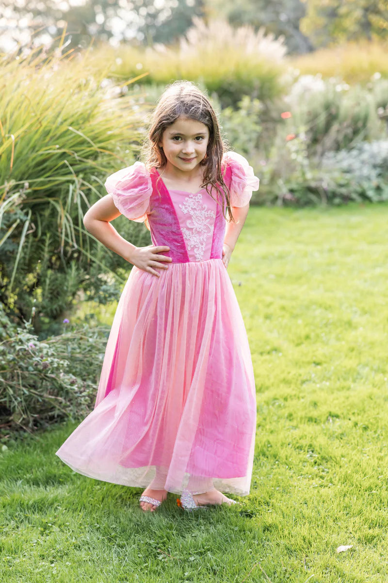 Robe de princesse en sorbet rosé