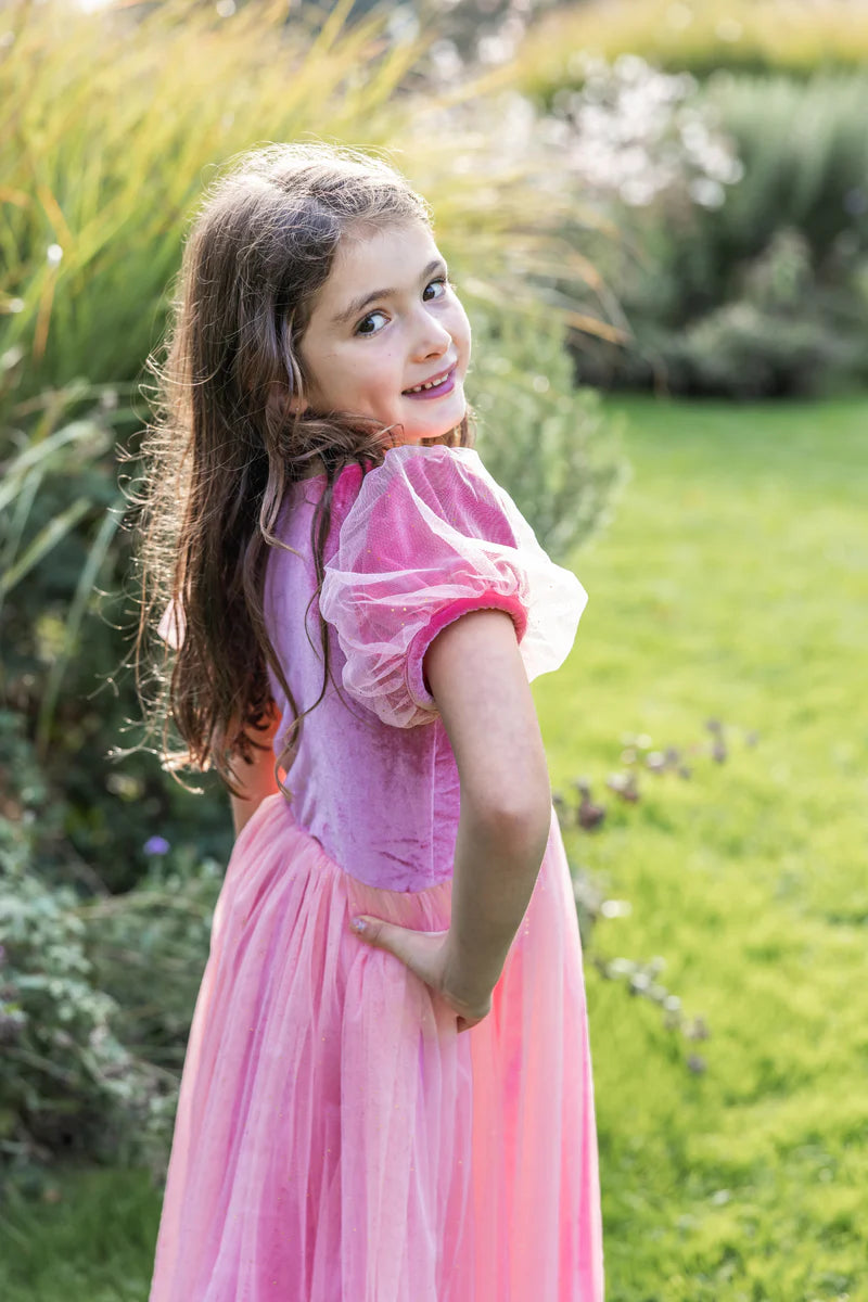 Robe de princesse en sorbet rosé