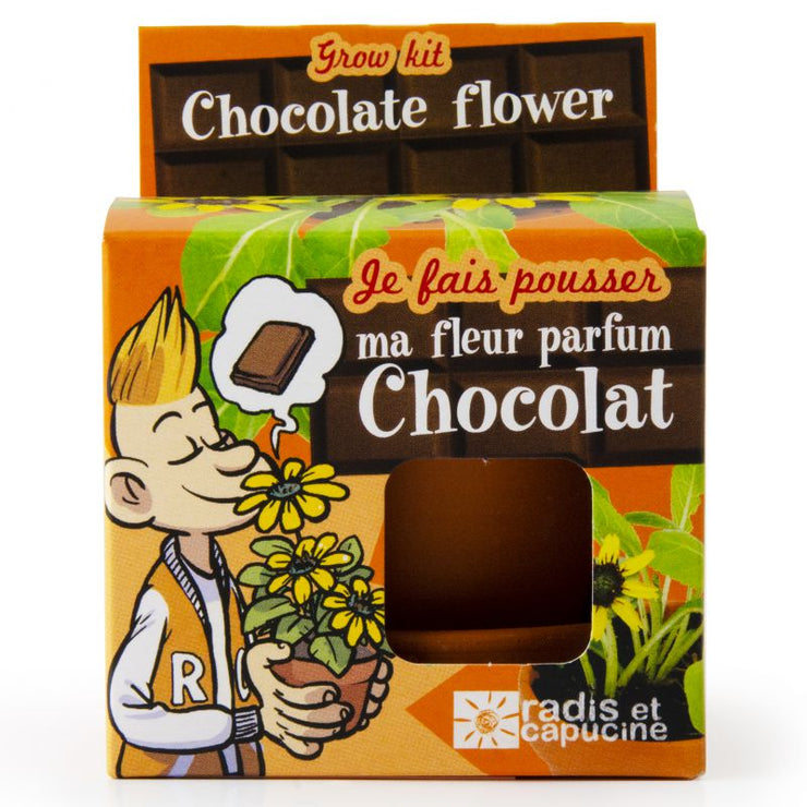 Radis et capucine KIT TERRE MA FLEUR PARFUM CHOCOLAT