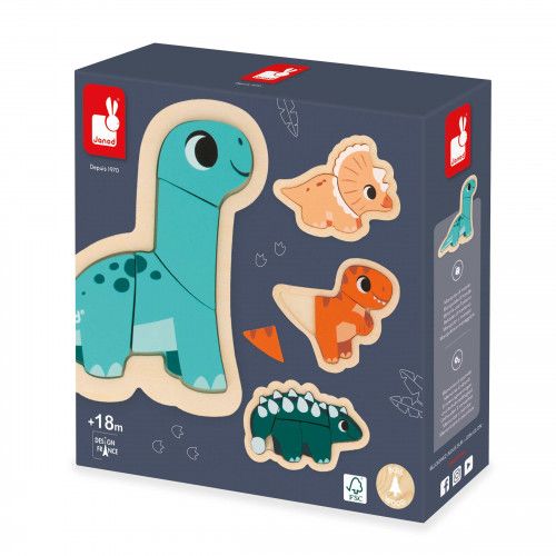 4 Puzzles Evolutifs Dino