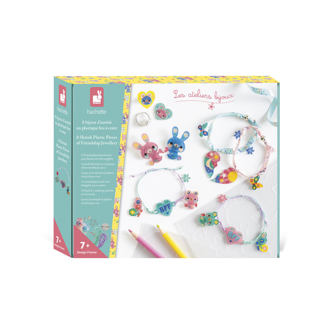 8 bijoux d'amitié plastique fou à créer