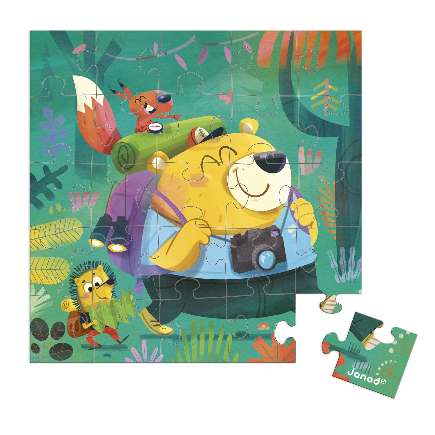 Carte puzzle randonnée