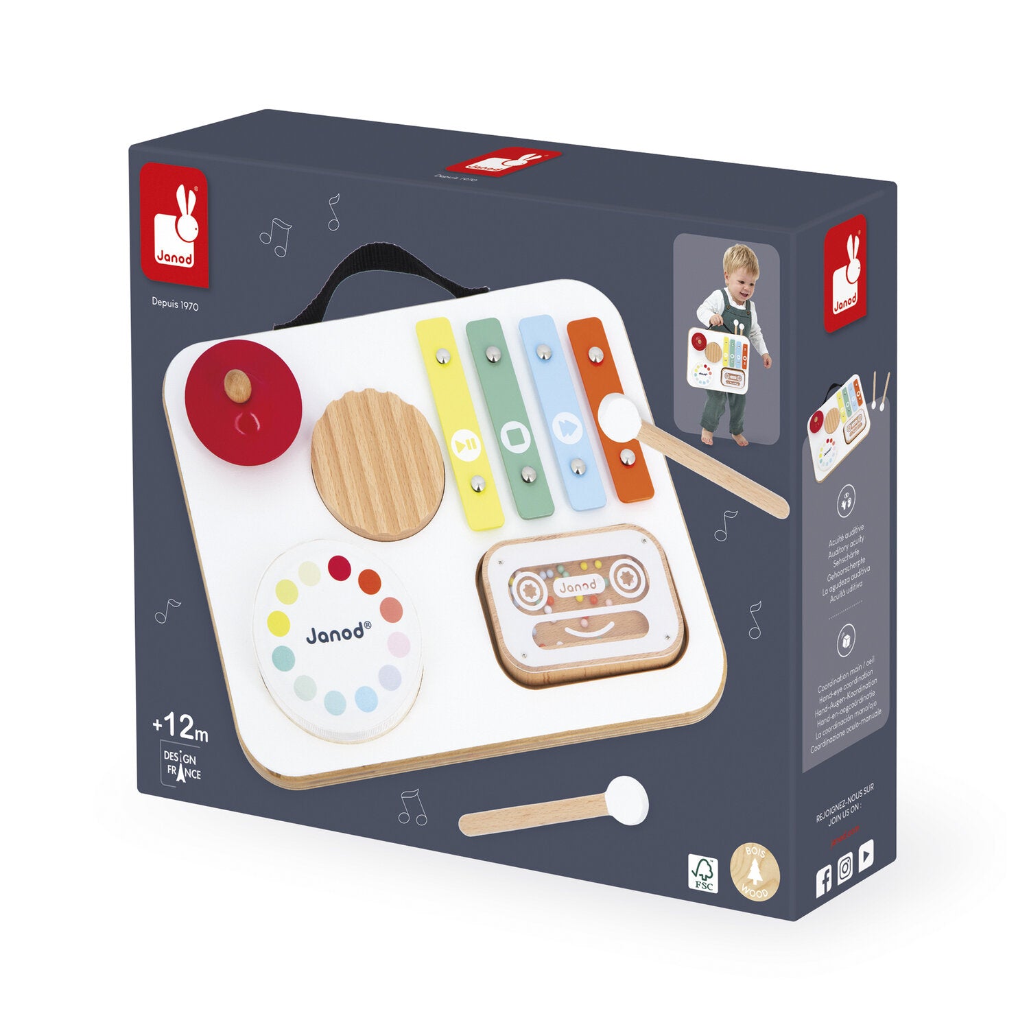 Table musicale baby - confetti