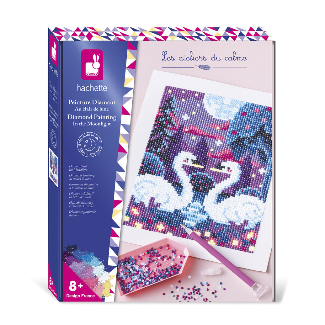 Peinture diamant - Au clair de la lune
