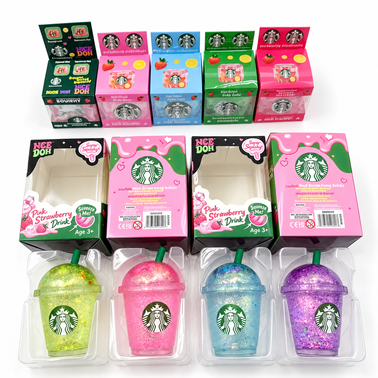 Squishy Cup à paillettes – Gobelet sensoriel – WOOM