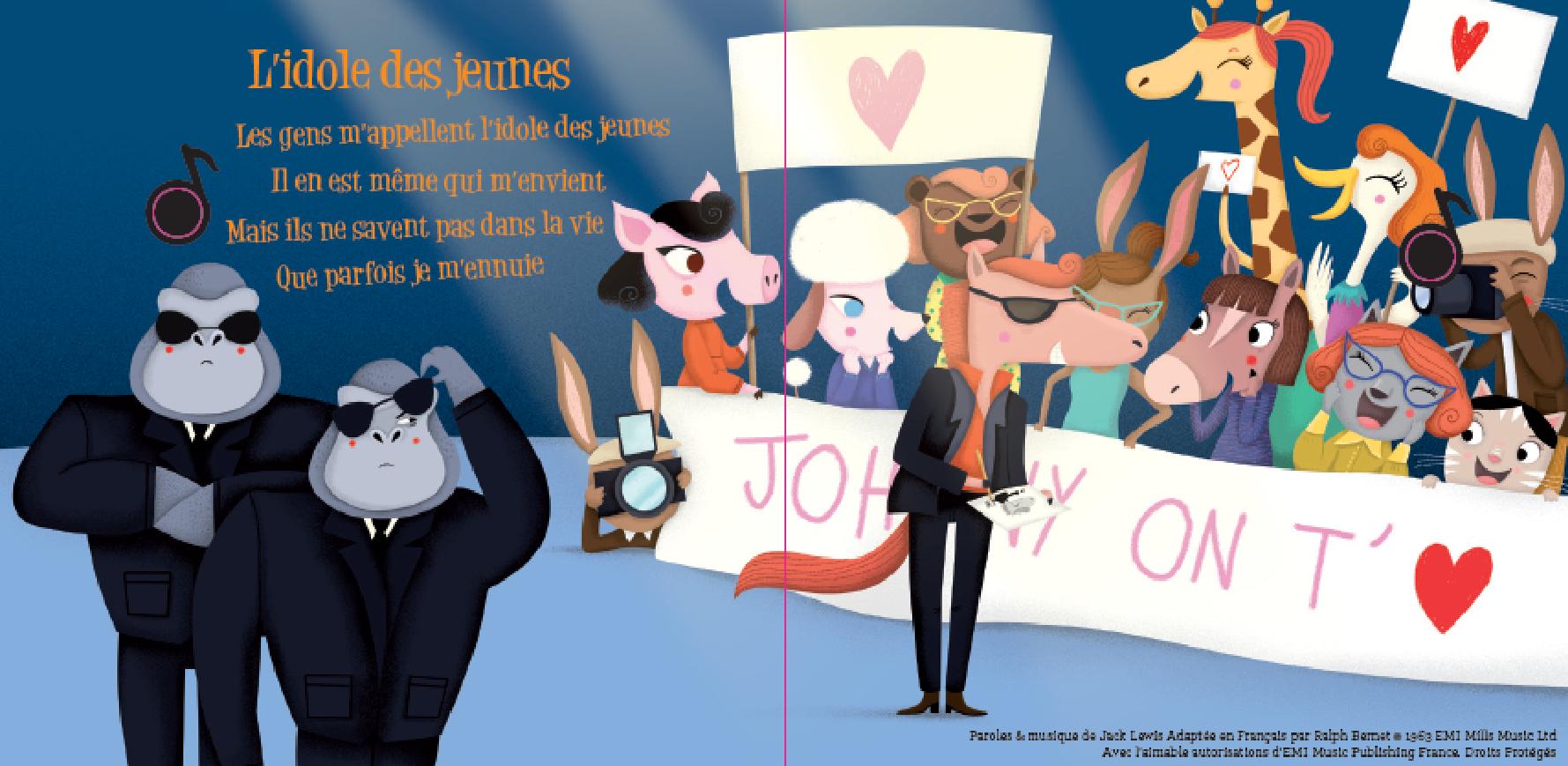 Livre musical – Mon premier Johnny