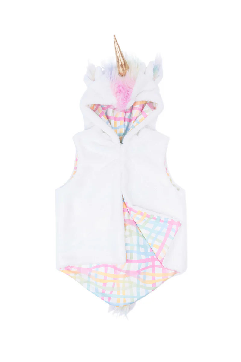 Gilet avec capuche de licorne