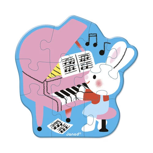 5 puzzles évolutifs Musique – Janod
