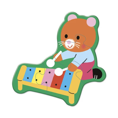 5 puzzles évolutifs Musique – Janod