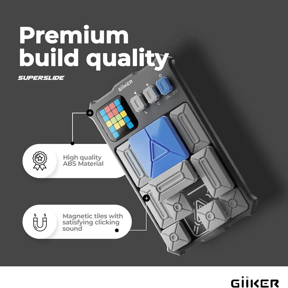 Jeu de logique GiiKER Super Slide – Gris