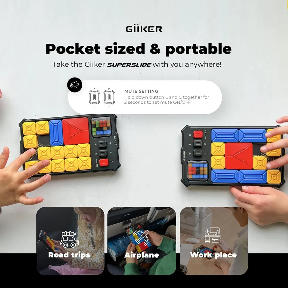 Jeu de logique GiiKER Super Slide – Gris