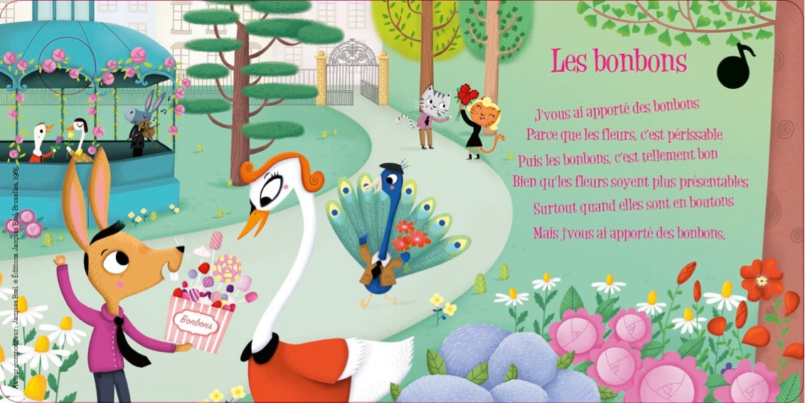 Livre musical – Mon premier Jacques Brel
