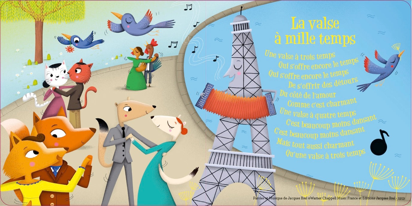 Livre musical – Mon premier Jacques Brel