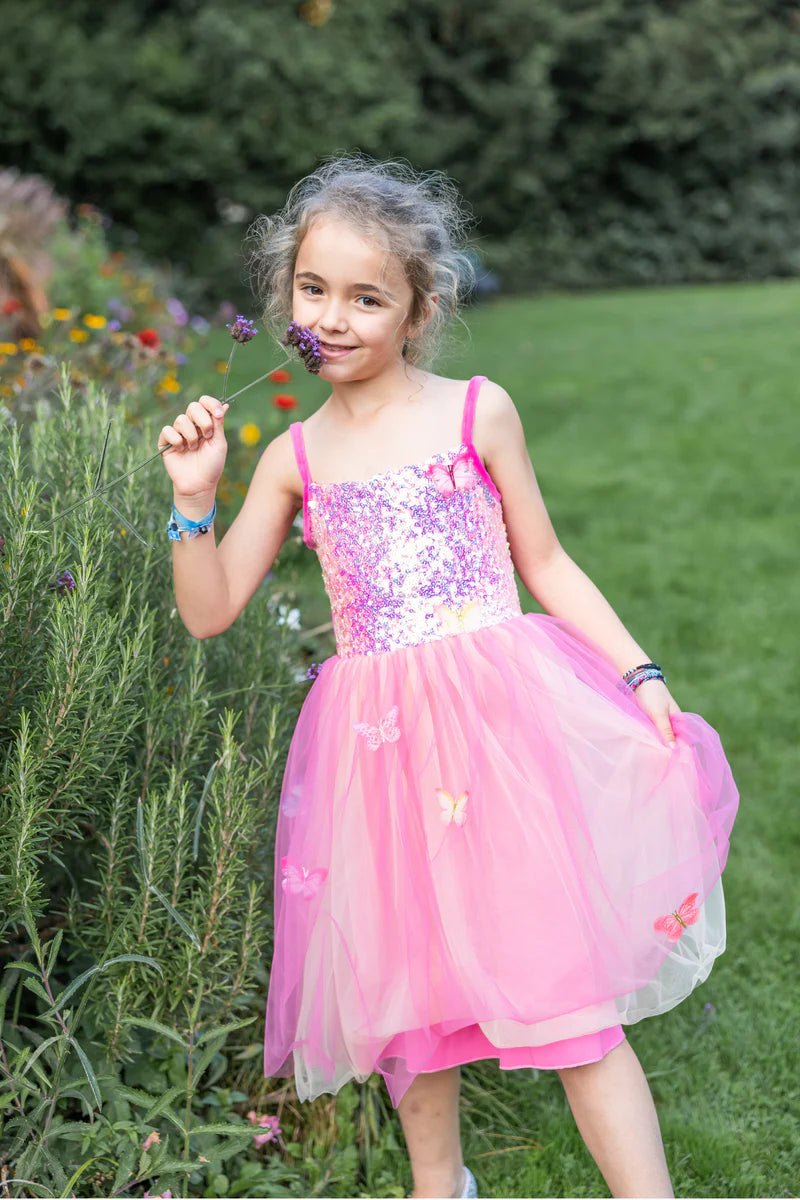 Robe Butterfly Bliss, rose vif