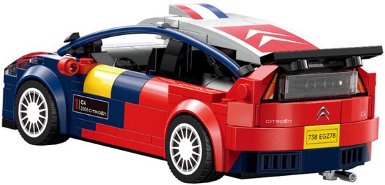 Voiture de rallye télécommandée Citroën C4 WRC 2008 329 pièces - CaDA