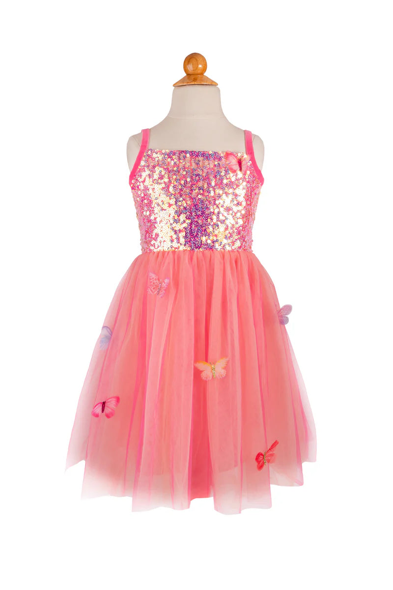 Robe Butterfly Bliss, rose vif