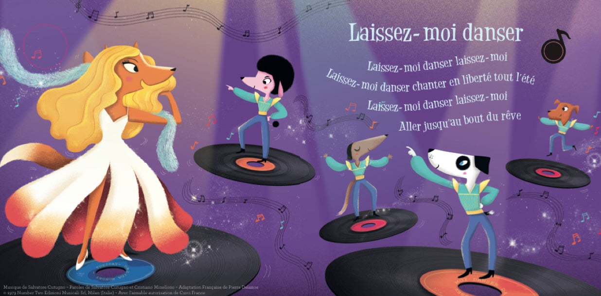 Livre musical – Mon premier Dalida