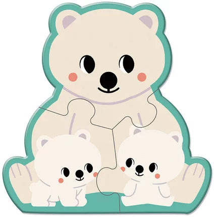 5 Puzzles évolutifs animaux 2-3-4-5-6 Pcs