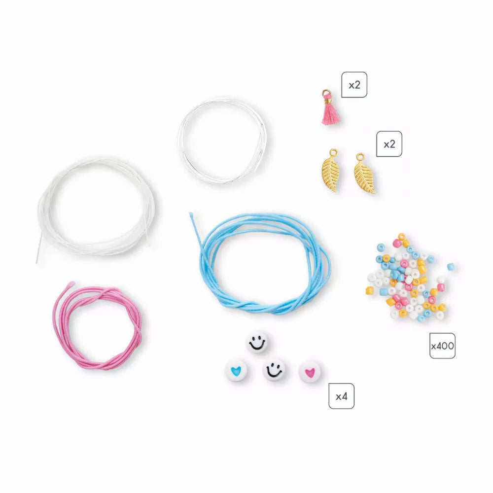 6 Bijoux Fleurs en Perles à Créer