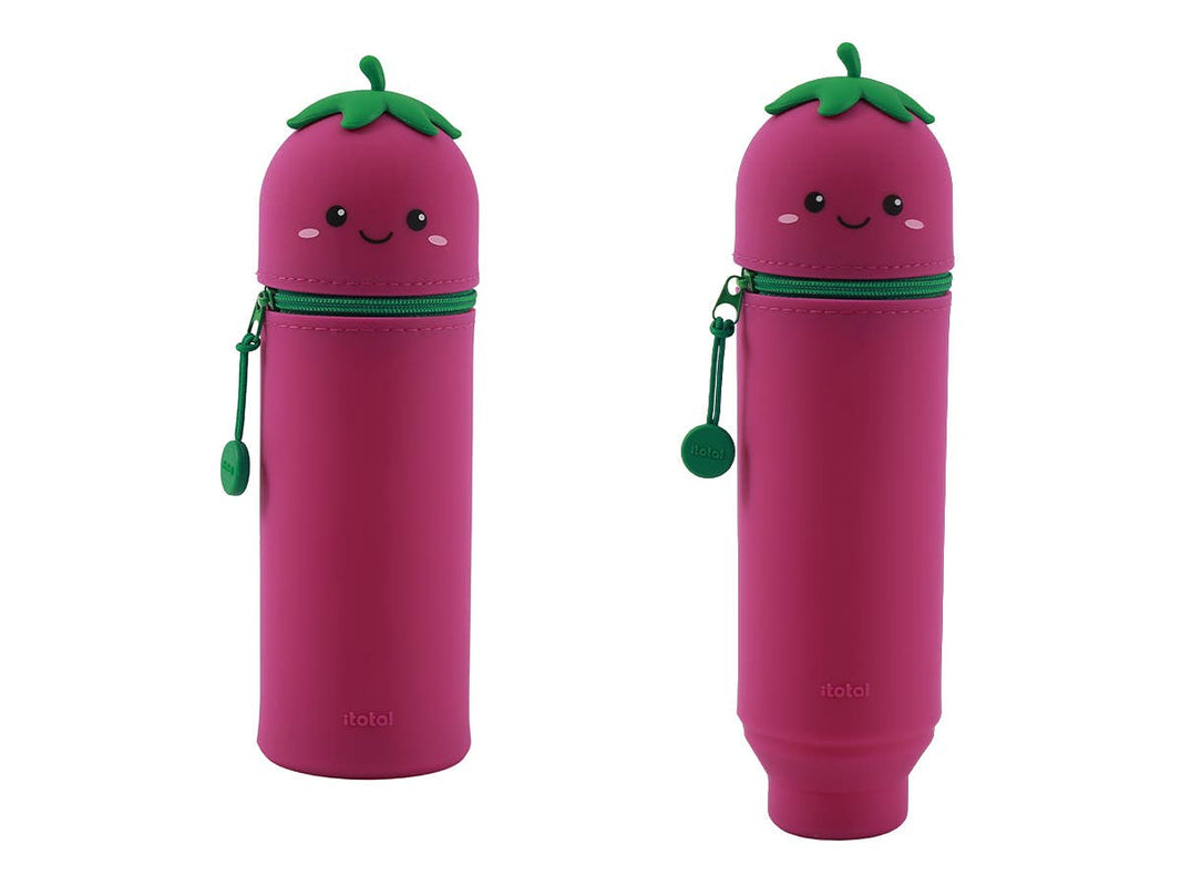 Trousse en silicone Ellie Aubergine – I-Total