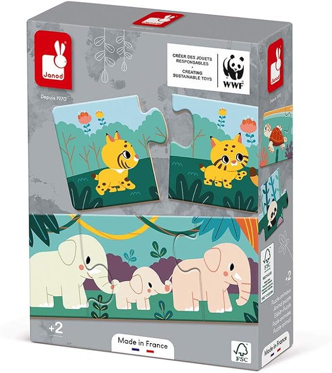 Jeu d'association - Puzzle Animaux 30 pièces -