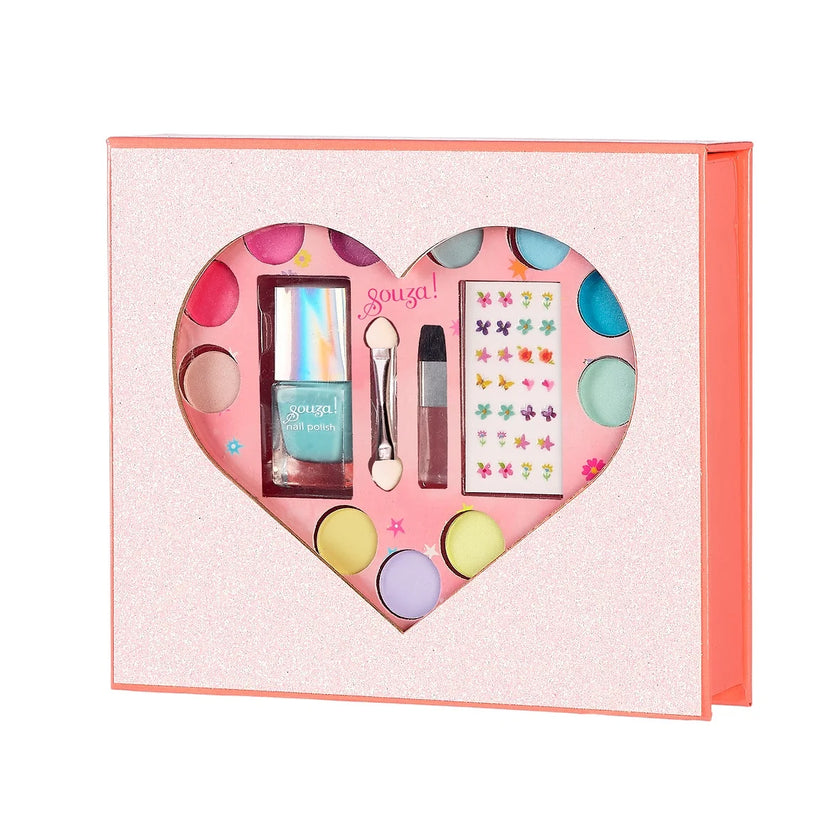 Set maquillage cœur en boîte cadeau (1 pc)