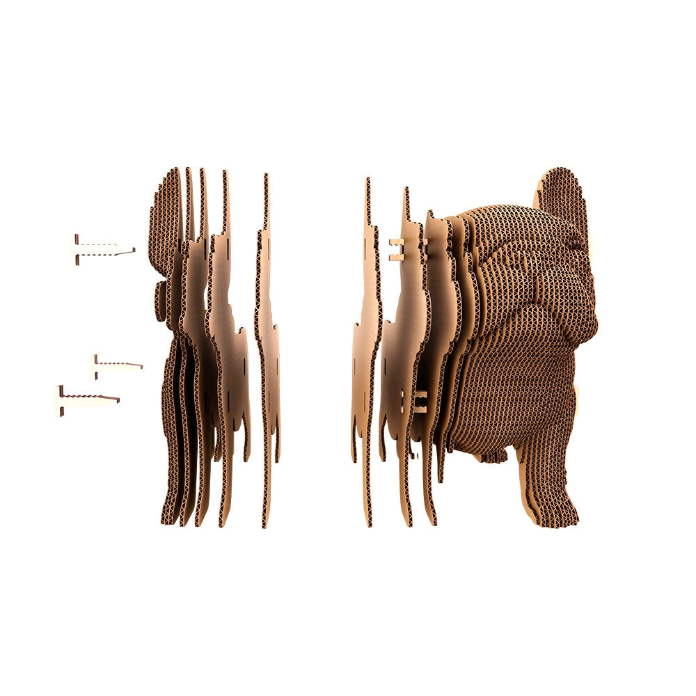 Chiots Trio Puzzle 3D Modèle en Carton