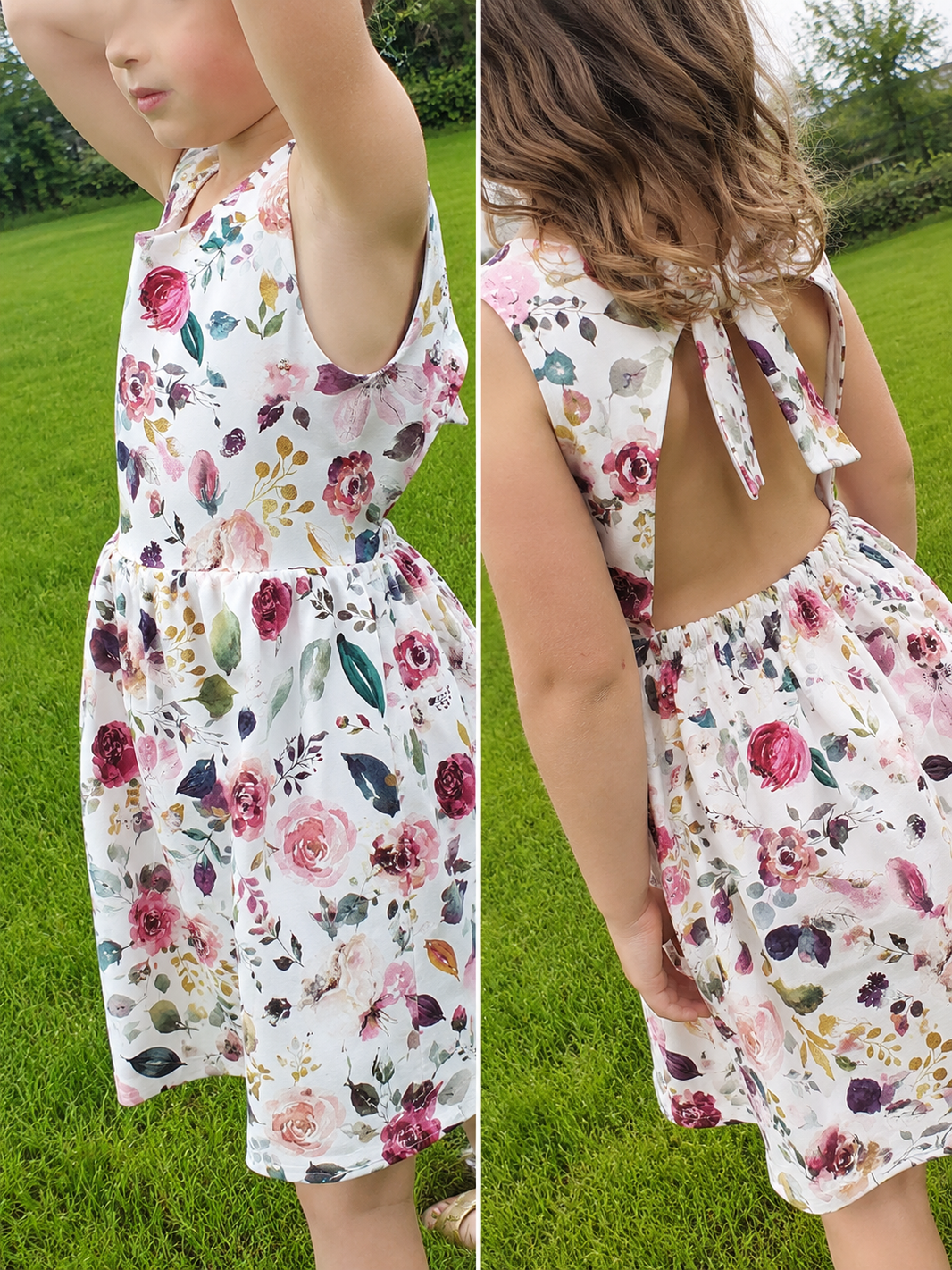 Robe Cocotte – Nœud au dos | Robe fille printemps été