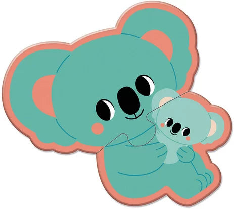 5 Puzzles évolutifs animaux 2-3-4-5-6 Pcs