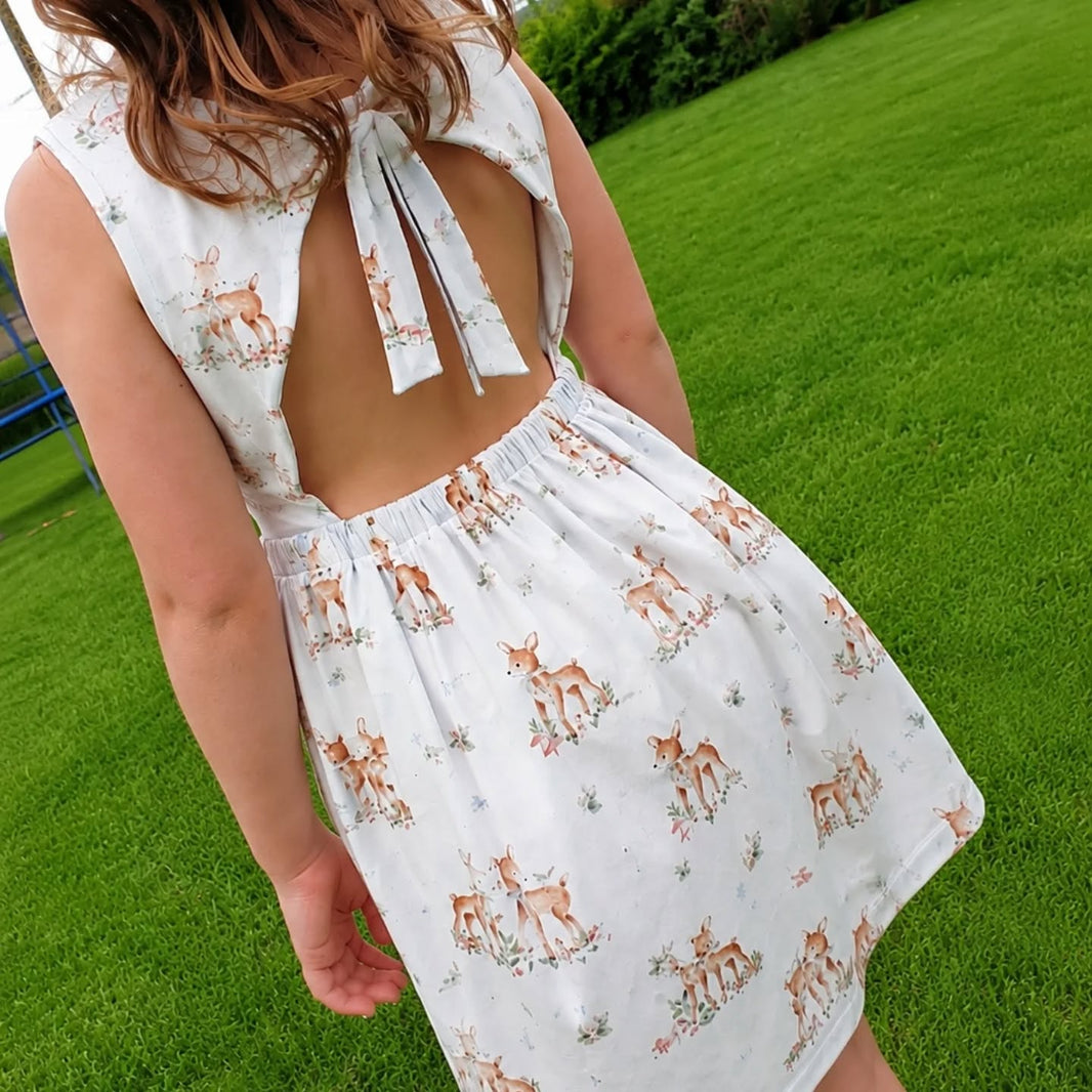 Robe Cocotte – Nœud au dos | Robe fille printemps été