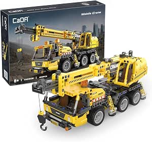 Camion-grue mobile à construire – 658 pièces - CaDA