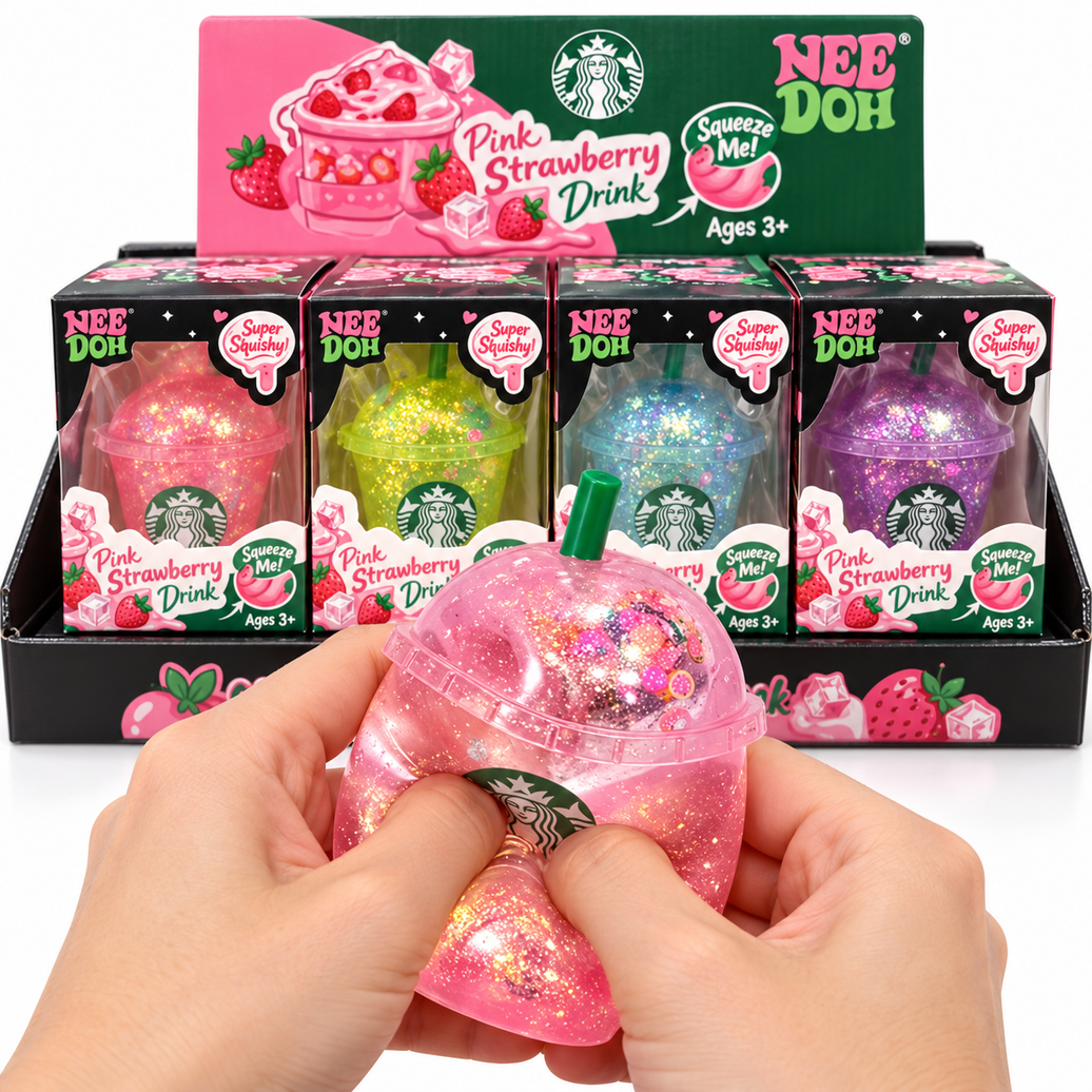 Squishy Cup à paillettes – Gobelet sensoriel – WOOM
