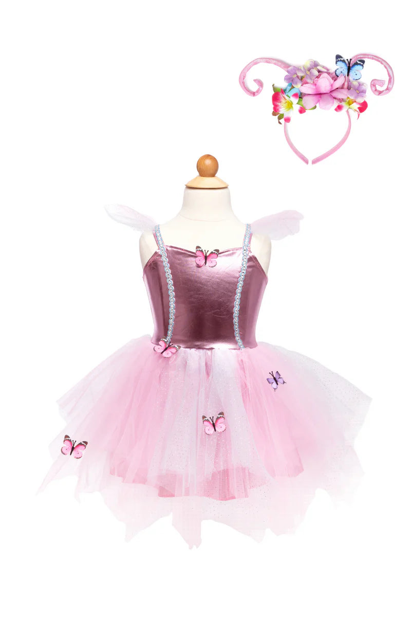 Robe et coiffe papillon Woodland