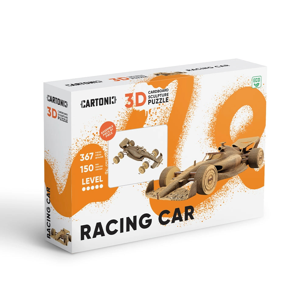 Voiture de course 3D Puzzle Modèle en carton