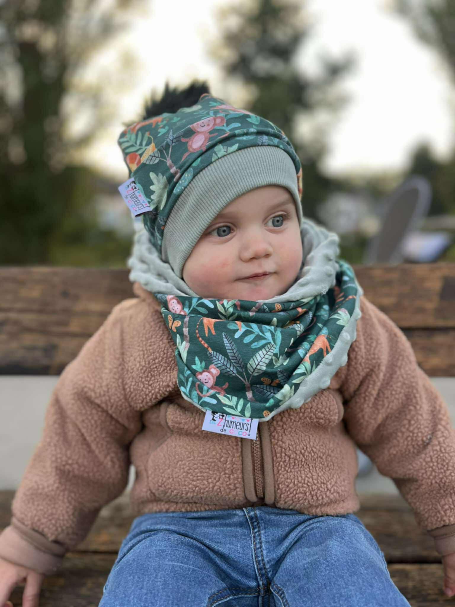 Bonnet Pompon Enfant – Pratique & Douillet❄️