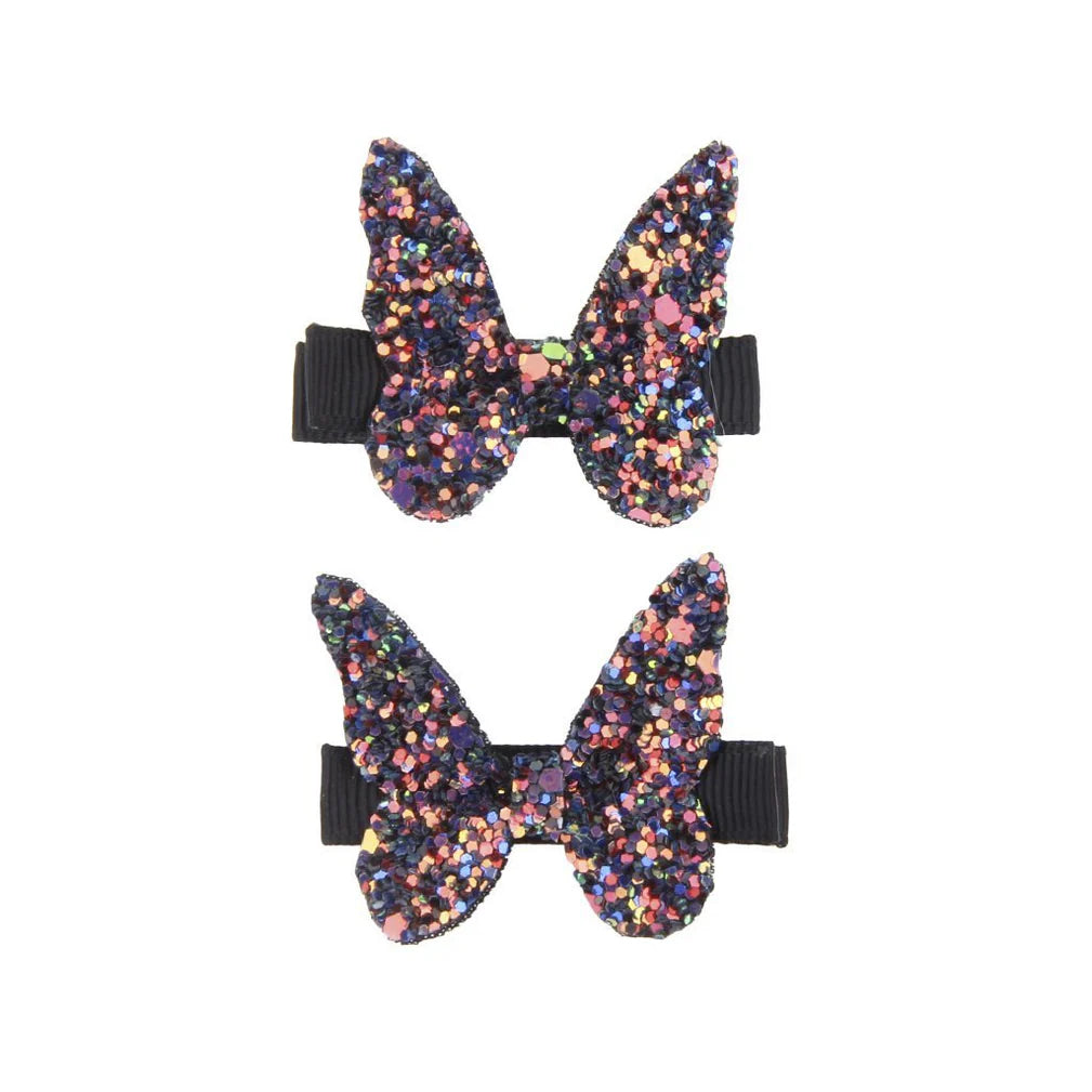 Pinces barrettes "Rockstar butterfly" 2 pièces