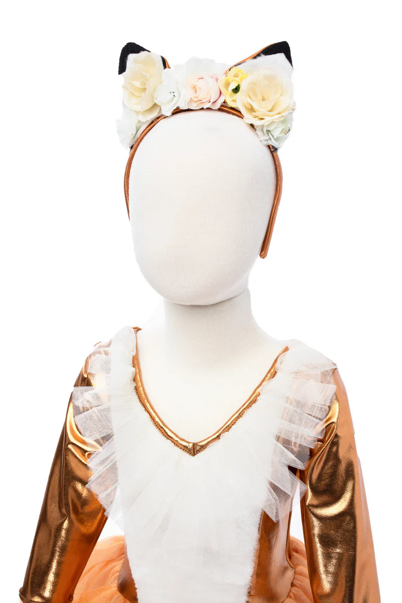 Robe en renard des bois avec coiffe