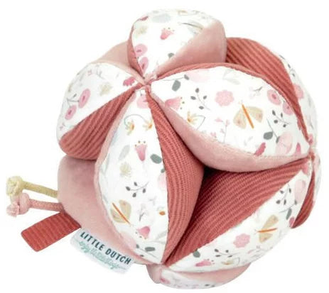 LITTLE DUTCH - BALLE DE PREHENSION FLOWERS ET BUTTERFLIES
