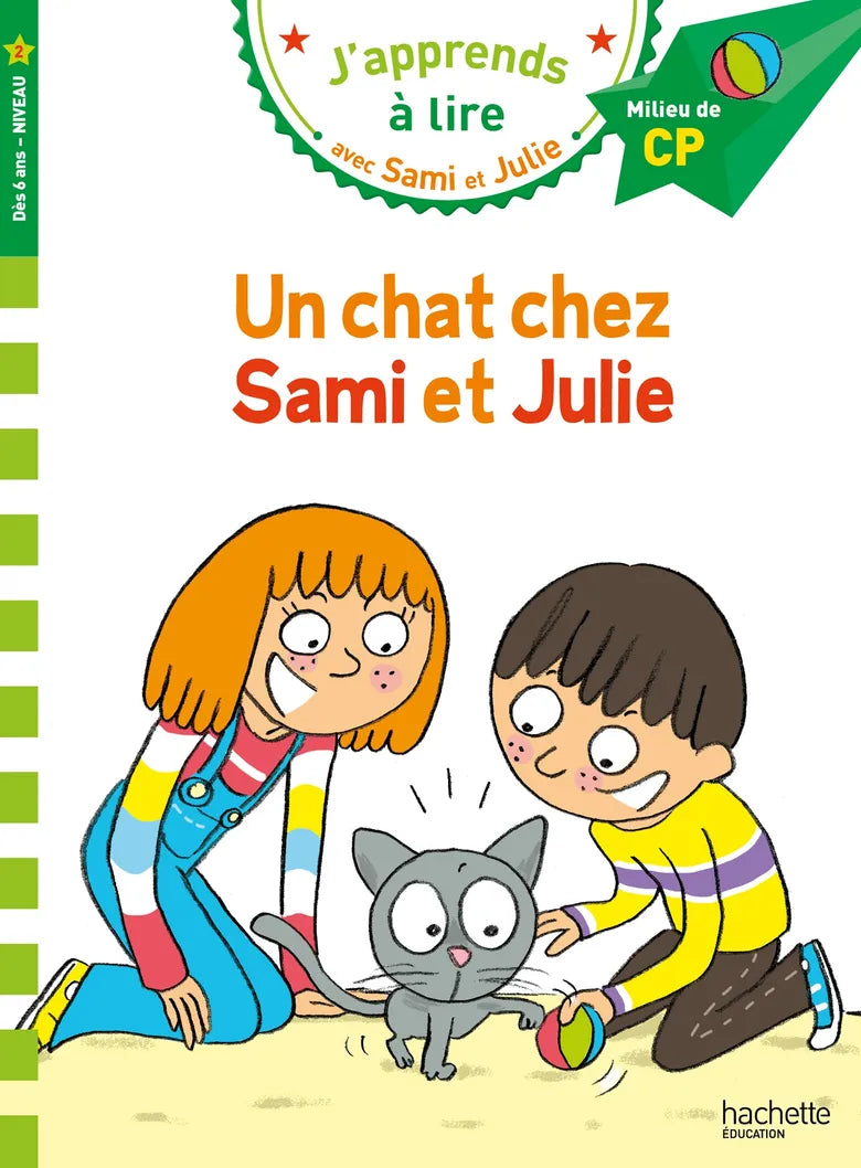 Sami et Julie CP Niveau 2 Un chat chez Sami et Julie