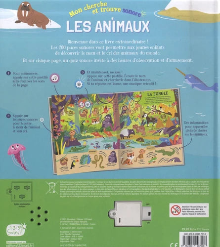 Cherche et trouve sonore les animaux. 200 sons