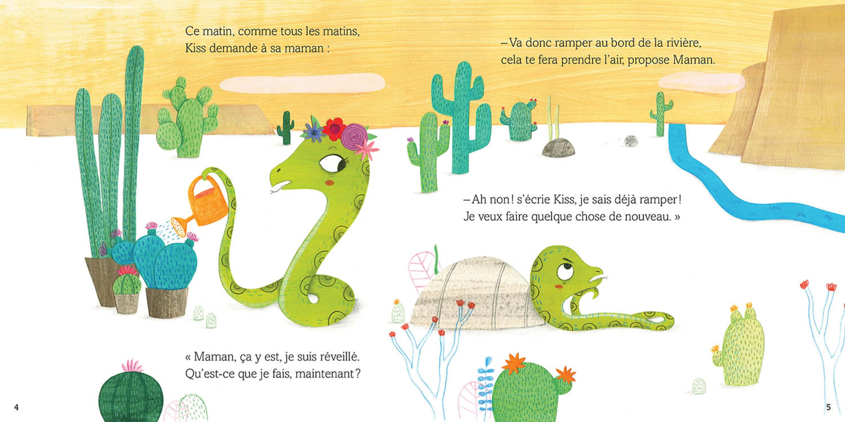Kiss le serpent s'ennuie tout le temps
