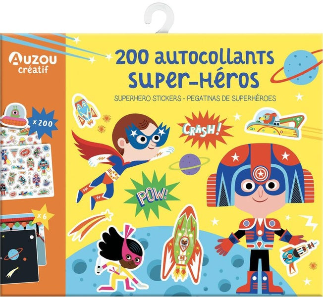 SUPERS HEROS 200 STICKERS