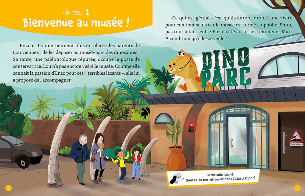 My Riddle Novel – My First Investigations: The Dinosaur Museum!