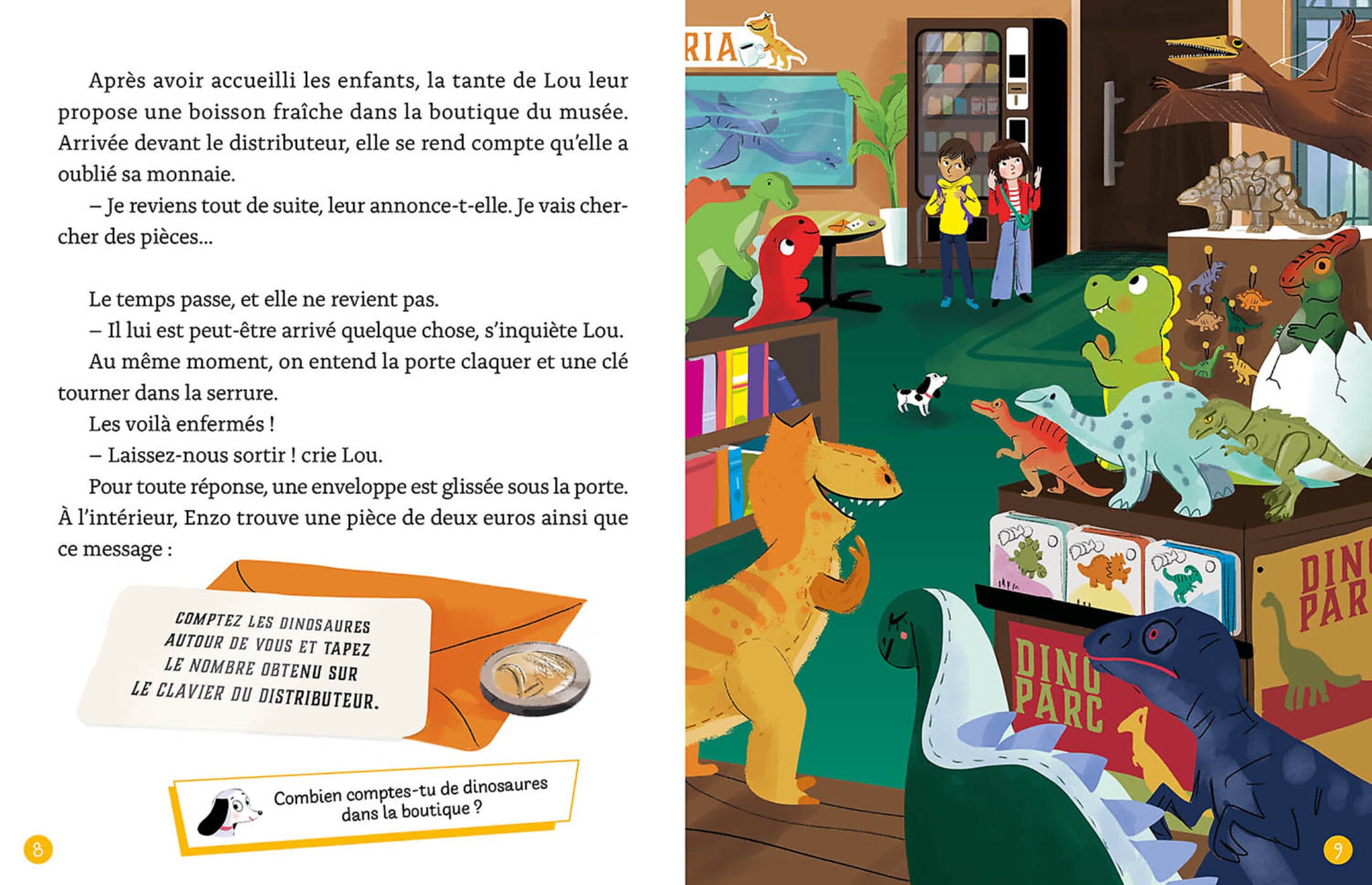 Mon Roman Énigme – Mes premières enquêtes : Le musée des dinosaures !