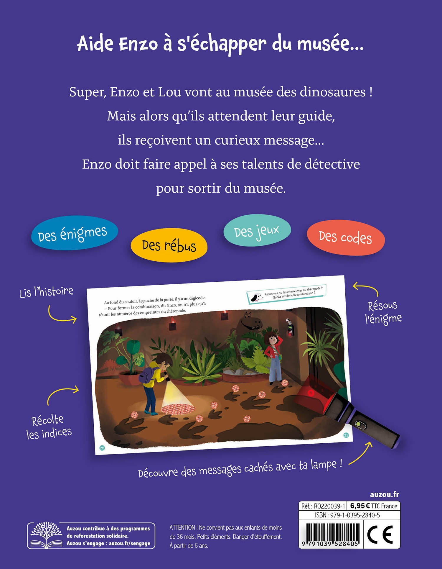 Mon Roman Énigme – Mes premières enquêtes : Le musée des dinosaures !